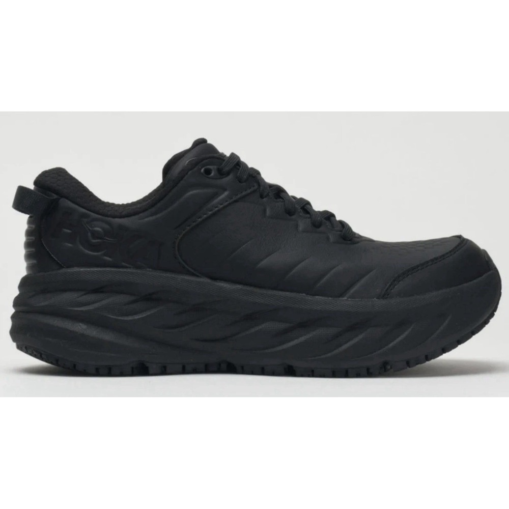 New HOKA BONDI SR Men's Size 11 Triple Black Slip Resistant Comfort Work Shoes - Picture 10 of 12